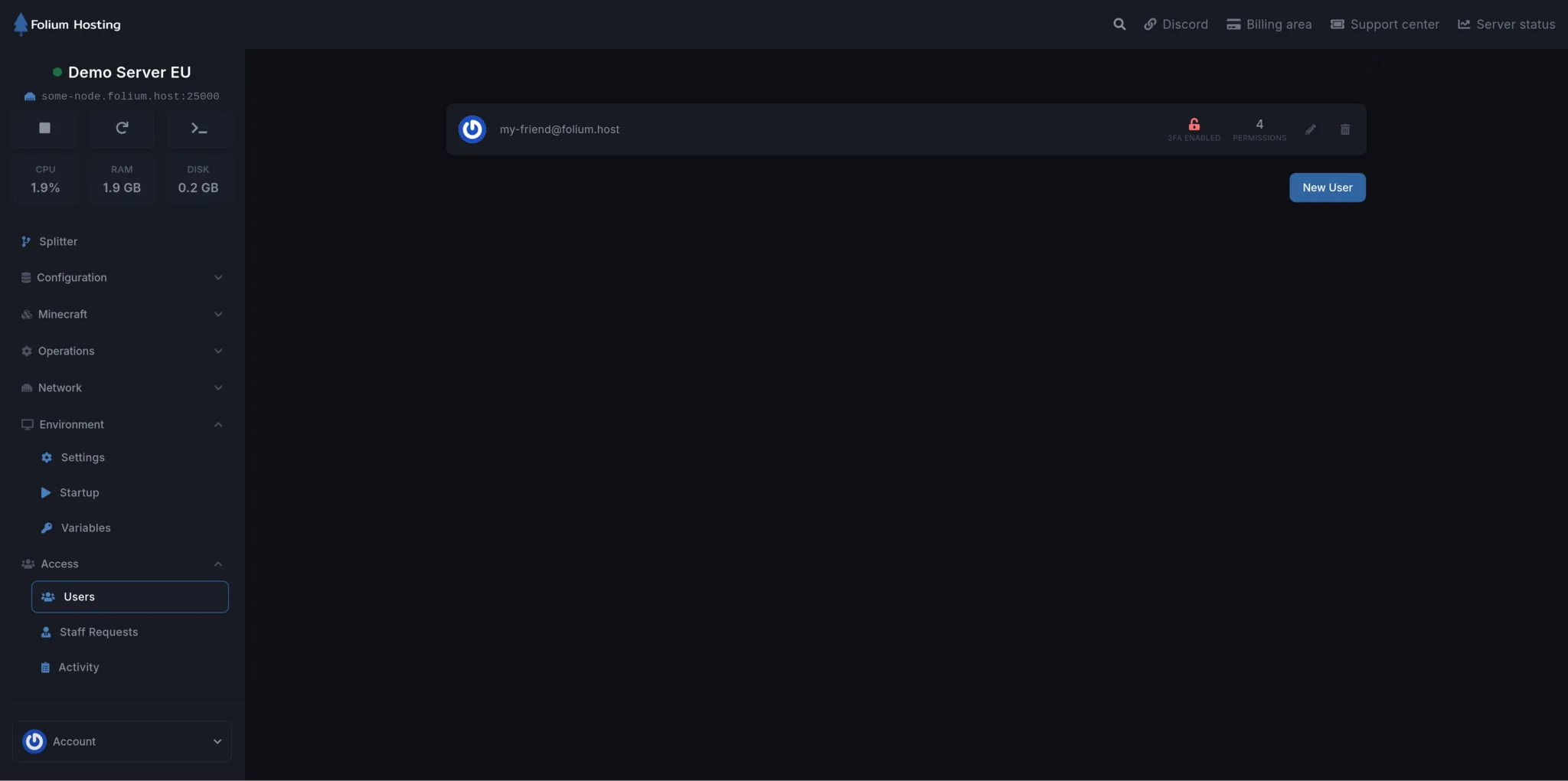 Game panel interface 20