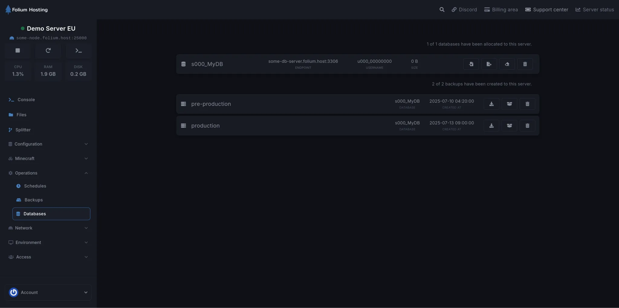 Game panel interface 21